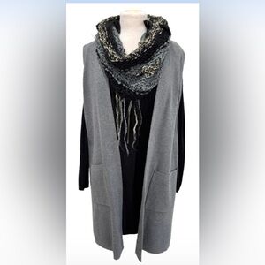 Size M Ann Taylor Factory Long Vest